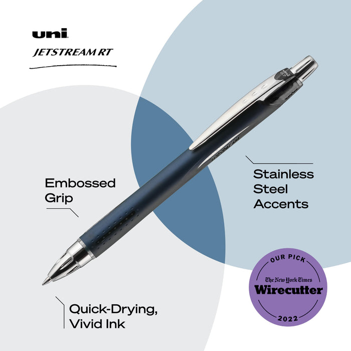 Mitsubishi Pencil Uni-Ball Jetstream RT Ballpoint Pen Refill 3 Count Pack-Kiichin - The #1 Place for Japanese Goods in Your Hand!