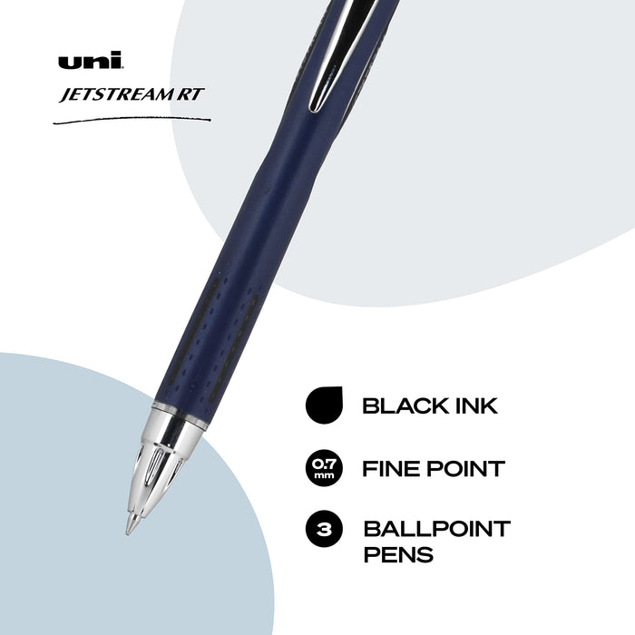 Mitsubishi Pencil Uni-Ball Jetstream RT Ballpoint Pen Refill 3 Count Pack-Kiichin - The #1 Place for Japanese Goods in Your Hand!