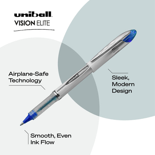 Mitsubishi Pencil Uniball Vision Elite Ballpoint Pen 12-Pack-Kiichin - The #1 Place for Japanese Goods in Your Hand!