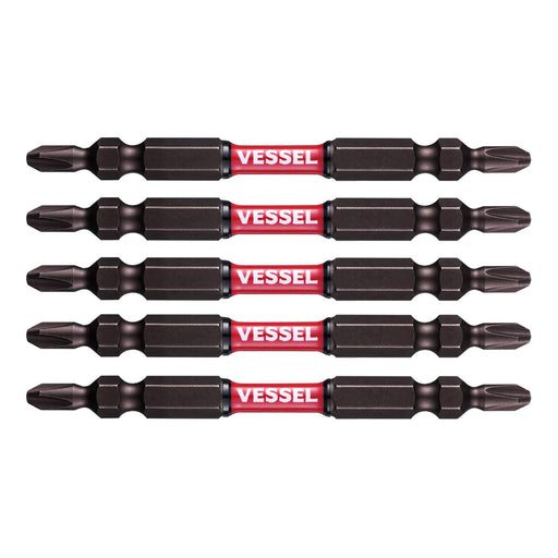 Vessel Slim Torsion 40V Double Ended Bit 4.5 x 82mm 5 Pieces - Sakisbo Range-Kiichin - The #1 Place for Japanese Goods in Your Hand!