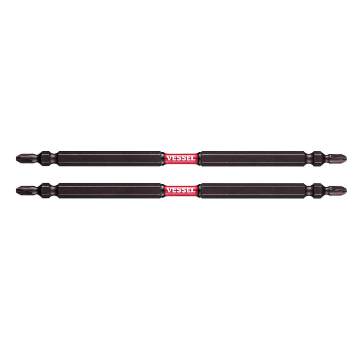 Vessel Sakisbo Slim Torsion Double Head Bit 40V Compatible Set of 2 150mm SDT142150-Kiichin - The #1 Place for Japanese Goods in Your Hand!