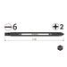 Vessel Double Head Ball Grip Replacement Axis Bit (+2/-6x110) - Pd142611-Kiichin - The #1 Place for Japanese Goods in Your Hand!