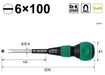 Vessel Ball Grip Penetrating Driver 6x100mm - Premium Quality Vessel Brand-Kiichin - The #1 Place for Japanese Goods in Your Hand!