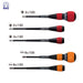 Vessel Ball Grip Ratchet Driver Set of 5 with Eva Foam #2-Kiichin - The #1 Place for Japanese Goods in Your Hand!