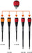 Vessel Brand 2200 Ball Ratchet Driver +3x150 Model Vessel-Kiichin - The #1 Place for Japanese Goods in Your Hand!