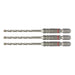 Vessel Acd-3S-3.4 Concrete Drill Bit Set 3.4mm Cushion Drill 3 Pieces-Kiichin - The #1 Place for Japanese Goods in Your Hand!