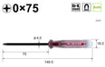 Vessel Crystalline Driver Thin Shaft Type 6100 Vessel +0x75-Kiichin - The #1 Place for Japanese Goods in Your Hand!