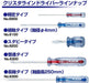 Vessel Red and Gray Thin Shaft Crystalline Driver +2x250 6100-Kiichin - The #1 Place for Japanese Goods in Your Hand!