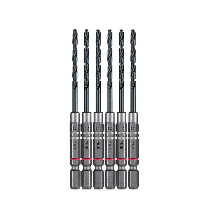 Vessel Cushion Drill Set for Ironwork - Amd6P-3.5 5+1 Pack 3.5mm Size-Kiichin - The #1 Place for Japanese Goods in Your Hand!