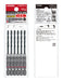 Vessel Cushion Drill Set for Ironwork - Amd6P-3.5 5+1 Pack 3.5mm Size-Kiichin - The #1 Place for Japanese Goods in Your Hand!