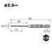 Vessel AMD-2.3 Cushion Drill for Ironwork with 2.3mm Drill Bit-Kiichin - The #1 Place for Japanese Goods in Your Hand!