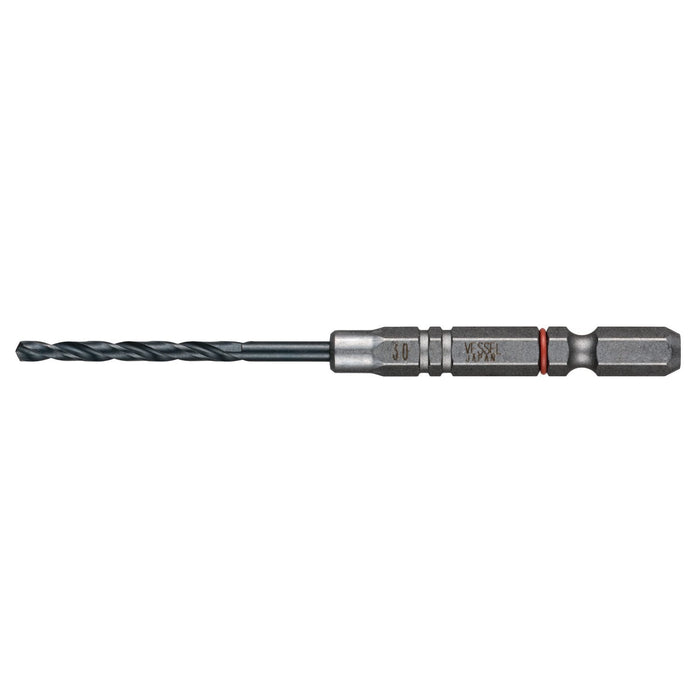 Vessel AMD-3.0 Cushion Drill Bit for Ironwork - 3.0mm Diameter-Kiichin - The #1 Place for Japanese Goods in Your Hand!