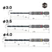 Vessel Cushion Drill Ironwork Drill Bit Set of 3 - 3.0 3.5 4.0mm AMD3S-2-Kiichin - The #1 Place for Japanese Goods in Your Hand!