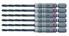 Vessel AMD6P-3.3 Cushion Drill Set of 6 for Ironwork 3.3mm Metalwork Drill Bit - Red Ring-Kiichin - The #1 Place for Japanese Goods in Your Hand!