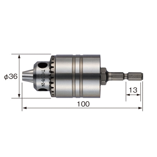 Vessel Hybrid Drill Chuck Diameter Range 1.5-10mm - Vessel BH-21 Model-Kiichin - The #1 Place for Japanese Goods in Your Hand!