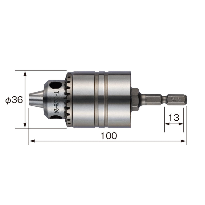 Vessel Hybrid Drill Chuck Diameter Range 1.5-10mm - Vessel BH-21 Model-Kiichin - The #1 Place for Japanese Goods in Your Hand!