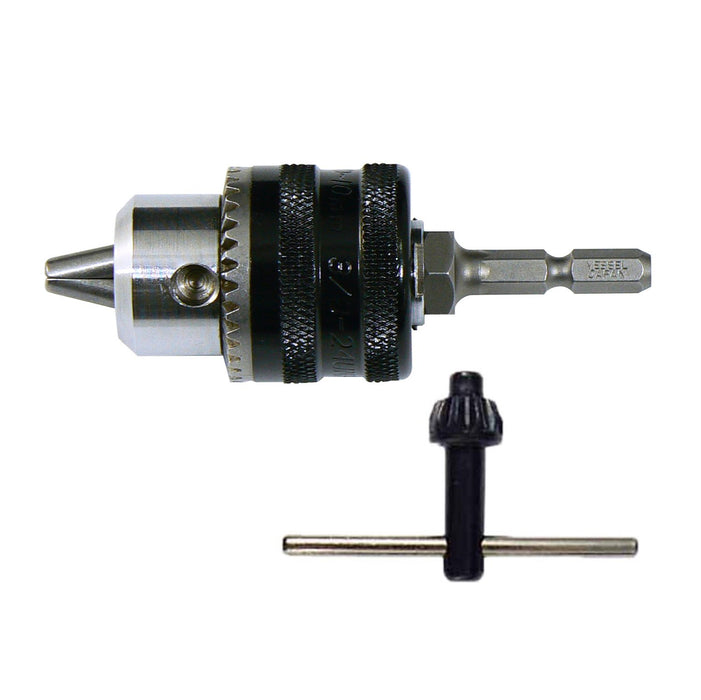 Vessel BH-19E Drill Chuck with Key 1.0-10mm Diameter - Quality Tool-Kiichin - The #1 Place for Japanese Goods in Your Hand!