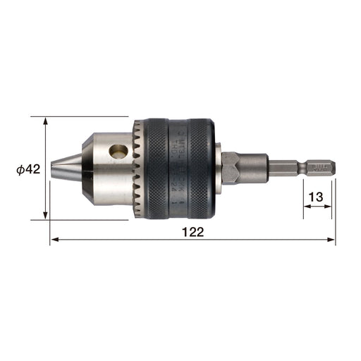 Vessel Drill Chuck BH-23 with Key 1.5-13mm Diameter - Vessel Tools-Kiichin - The #1 Place for Japanese Goods in Your Hand!