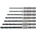 Vessel Amd7S Ironwork Drill Set of 7 Sizes 2.8 to 6mm-Kiichin - The #1 Place for Japanese Goods in Your Hand!