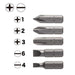Vessel Driver Bit Set B33 with +1 +2 +3 -4 -6 Sizes and Holder-Kiichin - The #1 Place for Japanese Goods in Your Hand!