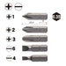 Vessel Driver Bit Set B33 with +1 +2 +3 -4 -6 Sizes and Holder-Kiichin - The #1 Place for Japanese Goods in Your Hand!