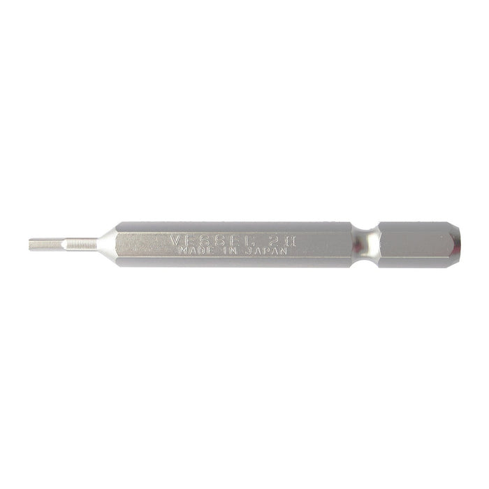 Vessel Hex Bit 2x65mm Flat Width Tool - Model SM16H020 by Vessel-Kiichin - The #1 Place for Japanese Goods in Your Hand!