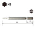 Vessel Hex Bit 3x65mm - Compact Size SM16H030 by Vessel-Kiichin - The #1 Place for Japanese Goods in Your Hand!