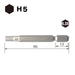 Vessel Hex Bit 5x65mm SM16H050 Compact Size tool from Vessel Brand-Kiichin - The #1 Place for Japanese Goods in Your Hand!