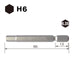 Vessel Brand Hex Bit Width Across Flats 6x65mm Model SM16H060-Kiichin - The #1 Place for Japanese Goods in Your Hand!