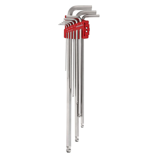 Vessel Hexagonal L Type Wrench Set Extra Long 9pc - Ball Point 8309Bp-Xl-Kiichin - The #1 Place for Japanese Goods in Your Hand!