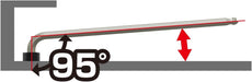 Vessel 9-Piece Hexagonal L-Type Long Ball Point Wrench Set 8309Bp-L-Kiichin - The #1 Place for Japanese Goods in Your Hand!