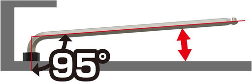 Vessel 8209Bp-L Hexagonal Bar Ball Point 9-Set Wrench Set Short Shaft Long Type-Kiichin - The #1 Place for Japanese Goods in Your Hand!