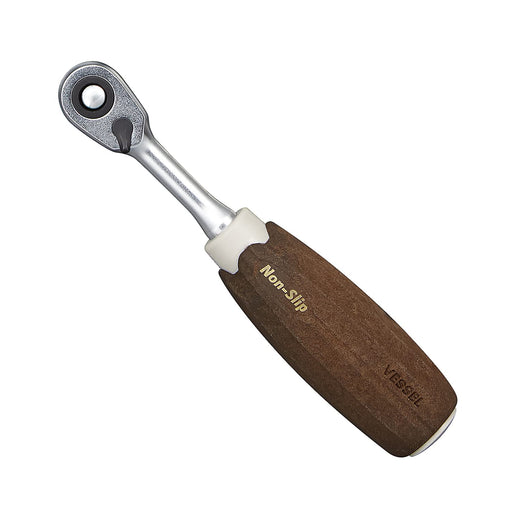 Vessel Brand HRH2-W Woody 1/4 Ratchet Handle by Vessel-Kiichin - The #1 Place for Japanese Goods in Your Hand!