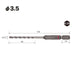 Vessel Porcelain Tile Drill Bit Set 3.5mm Pack of 3-Kiichin - The #1 Place for Japanese Goods in Your Hand!