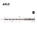 Vessel Porcelain Tile Drill Bit Set 6.0mm Size Pack of 3-Kiichin - The #1 Place for Japanese Goods in Your Hand!