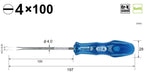 Vessel Power Grip Precision Driver - 4x100 Shaft Type B-5100-Kiichin - The #1 Place for Japanese Goods in Your Hand!