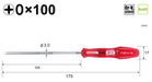 Vessel Power Grip Precision Axis Driver B-5100 Professional-grade Tool-Kiichin - The #1 Place for Japanese Goods in Your Hand!