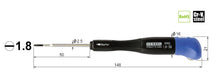 Vessel Precision Driver G Grip - Versatile 1.8x50 Tool by 990 Vessel-Kiichin - The #1 Place for Japanese Goods in Your Hand!