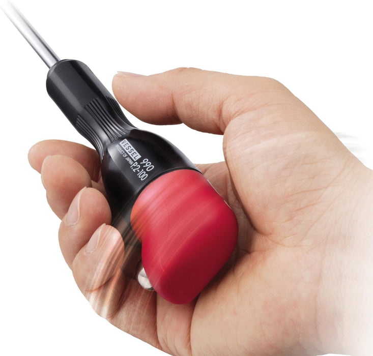 Vessel Precision G Grip Driver +2x100 990 Vessel for Accurate Control-Kiichin - The #1 Place for Japanese Goods in Your Hand!