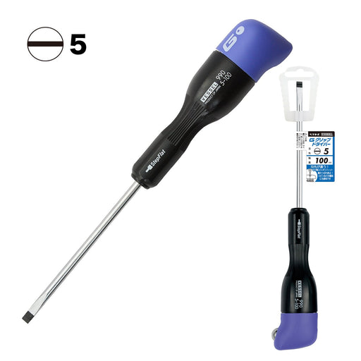 Vessel Precision G Grip Driver - 5x100 990 Model - High-quality Tool-Kiichin - The #1 Place for Japanese Goods in Your Hand!