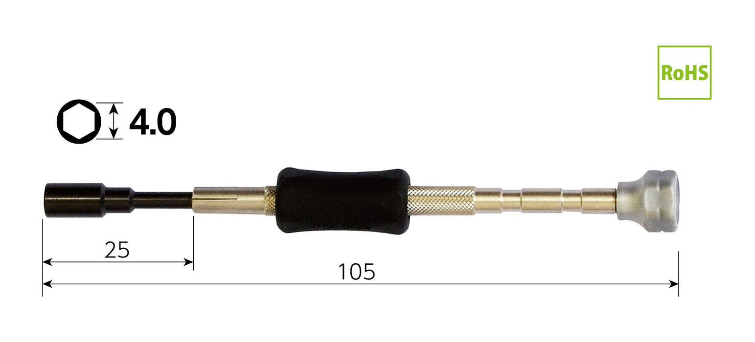 Vessel Precision H4.0 Nut Driver Tool TD-52 - Vessel Brand Quality-Kiichin - The #1 Place for Japanese Goods in Your Hand!