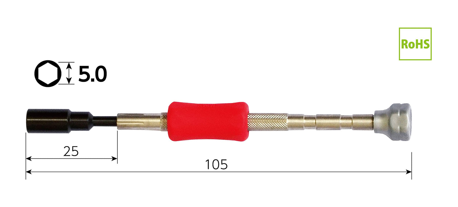 Vessel Precision H5.0 Nut Driver Tool - TD-52 Series by Vessel-Kiichin - The #1 Place for Japanese Goods in Your Hand!