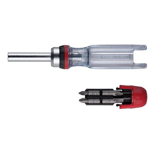 Vessel Ratchet Driver TD-6804MG with 4 Bits - High Quality Tool by Vessel-Kiichin - The #1 Place for Japanese Goods in Your Hand!
