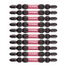Vessel Sakisbo Slim Torsion Bit Set Double Head +2 X 65mm Pack of 10 - SDT10P2065F-Kiichin - The #1 Place for Japanese Goods in Your Hand!