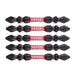 Vessel Sakisbo Torsion Bit Double Head 2x4x65mm 5-Piece Set - SST5P2065-Kiichin - The #1 Place for Japanese Goods in Your Hand!