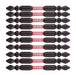 Vessel Sakisbo Torsion Bit Set of 10 Double Head +2 X 4mm X 82mm SST10P2082F-Kiichin - The #1 Place for Japanese Goods in Your Hand!