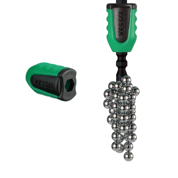 Vessel Green Screw Mag Catcher 2-Piece Magnetizer Nmc-2Pg Set-Kiichin - The #1 Place for Japanese Goods in Your Hand!