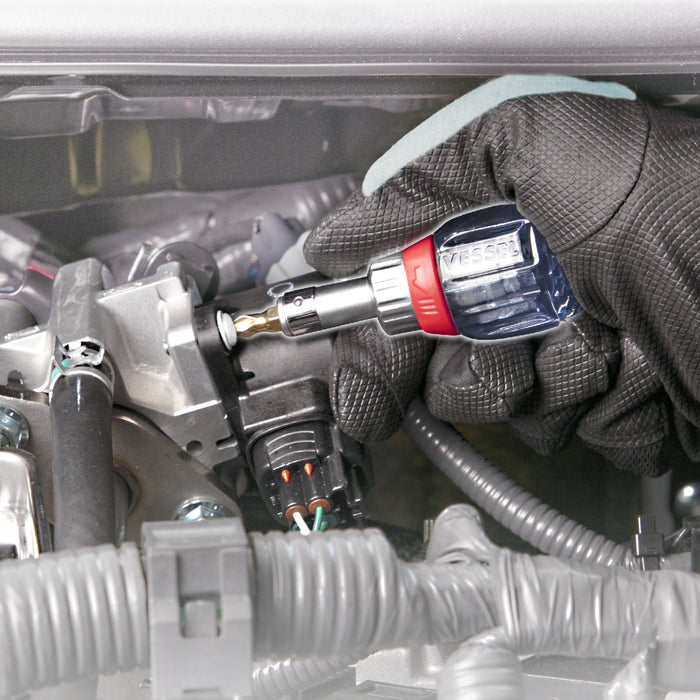 Vessel TD-6700FX-4 Stubby Ratchet Driver with Flexible Shaft-Kiichin - The #1 Place for Japanese Goods in Your Hand!