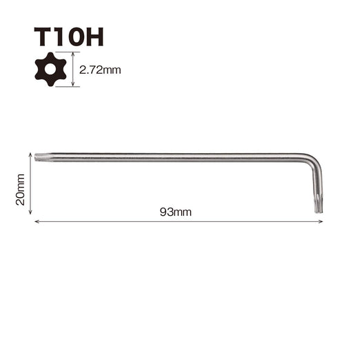 Vessel Tamper-Proof L-Type Torx Wrench T10H - 8500Txh Series-Kiichin - The #1 Place for Japanese Goods in Your Hand!