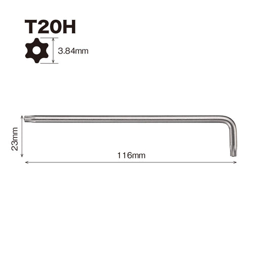 Vessel L-Type Torx Wrench T20H - Tamper-Proof 8500Txh Tool by Vessel-Kiichin - The #1 Place for Japanese Goods in Your Hand!